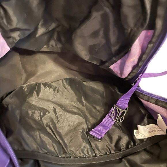 Adidas Black Purple Pink Bat Bag. Several Pockets. Excellent Used Condition - Picture 7 of 15